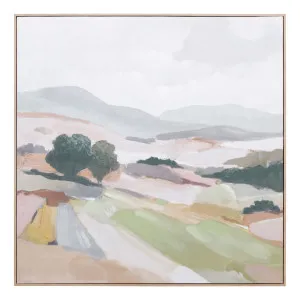 Spring Hillside Box Framed Canvas in 120 x 120cm by OzDesignFurniture, a Prints for sale on Style Sourcebook