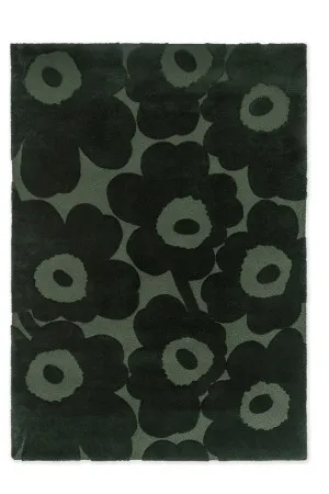 Marimekko Unikko Dark Green 132207 by Marimekko, a Contemporary Rugs for sale on Style Sourcebook