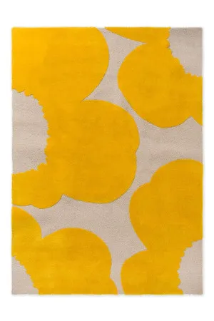 Marimekko Iso Unikko Yellow 132306 by Marimekko, a Contemporary Rugs for sale on Style Sourcebook