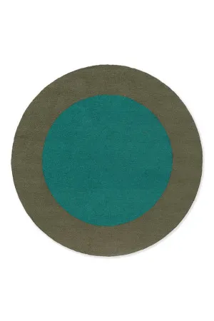 Brink & Campman Habitat Festival Round Aqua 496308 by Brink & Campman, a Contemporary Rugs for sale on Style Sourcebook