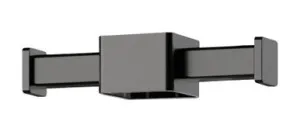 Vertical Rail Hook Square In Brushed Carbon By Phoenix by PHOENIX, a Shelves & Hooks for sale on Style Sourcebook