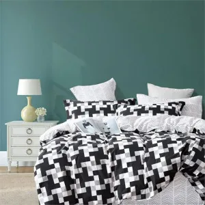 Ardor Emerson Black Quilt Cover Set by null, a Quilt Covers for sale on Style Sourcebook