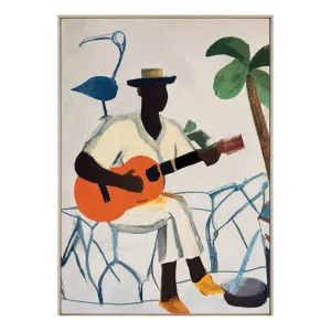 Cuban Guitar Box Framed Canvas in 61 x 84cm by OzDesignFurniture, a Painted Canvases for sale on Style Sourcebook