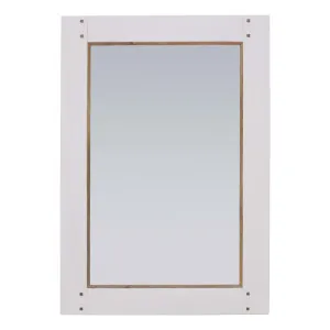 Mango Creek Mirror 70x100cm in White / Clear by OzDesignFurniture, a Mirrors for sale on Style Sourcebook