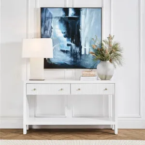 Adele White Console Table by CAFE Lighting & Living, a Console Table for sale on Style Sourcebook