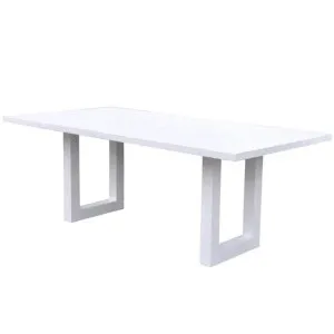 London Dining Table - 2.4m White by CAFE Lighting & Living, a Dining Tables for sale on Style Sourcebook