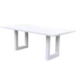 London Dining Table - 2m White by CAFE Lighting & Living, a Dining Tables for sale on Style Sourcebook