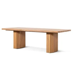Alfie 2.4m Elm Dining Table - Natural by Calibre Furniture, a Dining Tables for sale on Style Sourcebook