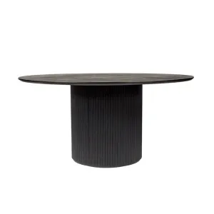 Amalfi Dining Table Black 1.5m by CAFE Lighting & Living, a Dining Tables for sale on Style Sourcebook