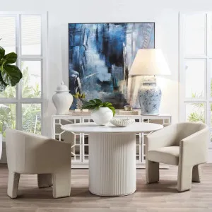 Amalfi Dining Table White 1.2m by CAFE Lighting & Living, a Dining Tables for sale on Style Sourcebook