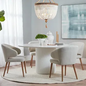 Amalfi Dining Table White 1.5m by CAFE Lighting & Living, a Dining Tables for sale on Style Sourcebook