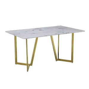 Amelia Gold Dining Table by Future Classics, a Dining Tables for sale on Style Sourcebook