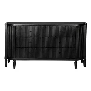 Arienne 6-Drawer Chest Black by CAFE Lighting & Living, a Cabinets, Chests for sale on Style Sourcebook