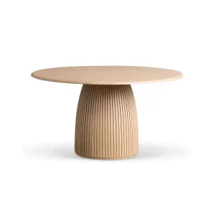 Avery Round Dining Table 1.4m - Natural by Calibre Furniture, a Dining Tables for sale on Style Sourcebook