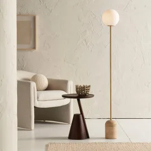 Bailey Travertine Floor Lamp by Mayfield Lighting, a Floor Lamps for sale on Style Sourcebook