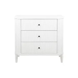 Arienne 3-Drawer Chest - White by CAFE Lighting & Living, a Cabinets, Chests for sale on Style Sourcebook
