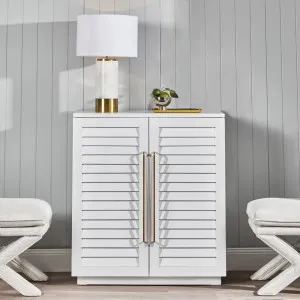Monaco White Bar Cabinet by CAFE Lighting & Living, a Sideboards, Buffets & Trolleys for sale on Style Sourcebook