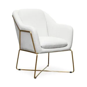 Studio Armchair - Gusto White by Darcy & Duke, a Chairs for sale on Style Sourcebook