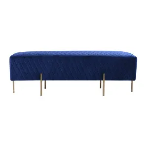 Celine Bench Ottoman - French Navy by Darcy & Duke, a Ottomans for sale on Style Sourcebook
