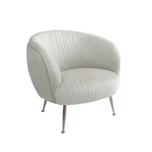 Paris Silver Grey Armchair by Darcy & Duke, a Chairs for sale on Style Sourcebook