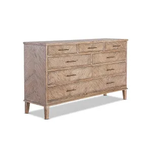 Port Stephens 7 Drawer Chest - Natural by Wisteria, a Dining Tables for sale on Style Sourcebook