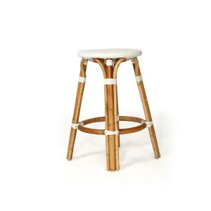 Coral Cove Backless Counter Stool - White by Abide Interiors, a Bar Stools for sale on Style Sourcebook