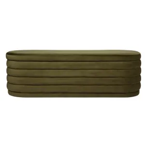 Demi Olive Green Bench Ottoman by CAFE Lighting & Living, a Ottomans for sale on Style Sourcebook