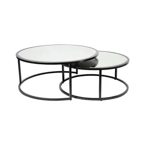 Serene Nesting Coffee Tables - Black by CAFE Lighting & Living, a Coffee Table for sale on Style Sourcebook