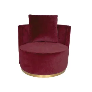 Diva Luxury Armchair - Marsala by Darcy & Duke, a Chairs for sale on Style Sourcebook