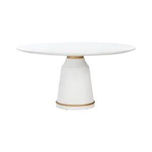 Kelly White Round Dining Table 1.5m by Future Classics, a Dining Tables for sale on Style Sourcebook