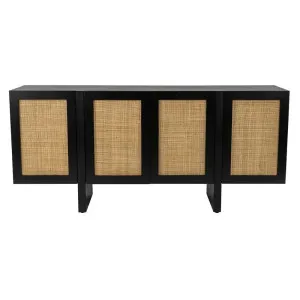 Fairhaven Rattan Buffet - Black by CAFE Lighting & Living, a Sideboards, Buffets & Trolleys for sale on Style Sourcebook