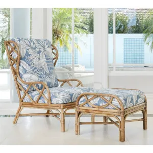 Trinidad Lounge Chair - Caicos Chambray by Wisteria, a Chairs for sale on Style Sourcebook