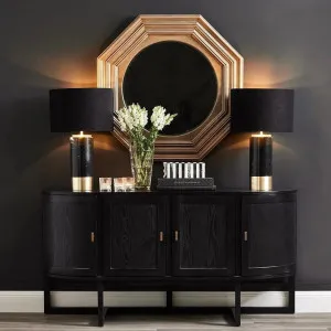 Theodore Black Buffet Cabinet by CAFE Lighting & Living, a Sideboards, Buffets & Trolleys for sale on Style Sourcebook