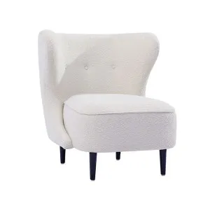 Isabella Occasional Chair - White Boucle by CAFE Lighting & Living, a Chairs for sale on Style Sourcebook