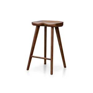 Kia Bar Stool - Walnut by Calibre Furniture, a Bar Stools for sale on Style Sourcebook