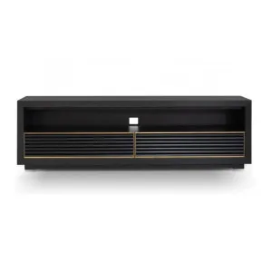 Jamaica TV Unit - Textured Espresso Black by Calibre Furniture, a Entertainment Units & TV Stands for sale on Style Sourcebook