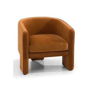 Koko Occasional Chair - Caramel Velvet by CAFE Lighting & Living, a Chairs for sale on Style Sourcebook
