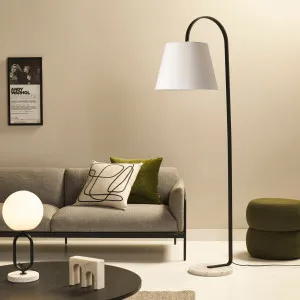 Jordan Floor Lamp - White by Mayfield Lighting, a Floor Lamps for sale on Style Sourcebook