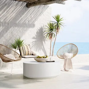Whitehaven Outdoor Coffee Table - White by Darcy & Duke, a Coffee Table for sale on Style Sourcebook