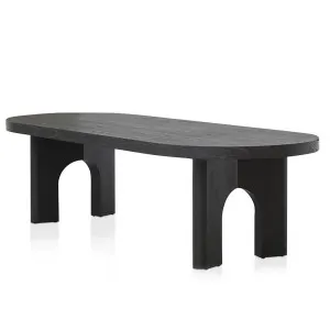 Julia 2.8m Oval Dining Table - Black by Calibre Furniture, a Dining Tables for sale on Style Sourcebook