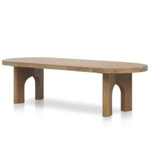 Julia 2.8m Oval Dining Table - Natural by Calibre Furniture, a Dining Tables for sale on Style Sourcebook