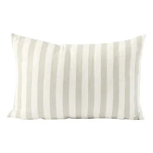 Santi Feather Fill Cushion 60x40cm in White / Pistachio by OzDesignFurniture, a Cushions, Decorative Pillows for sale on Style Sourcebook
