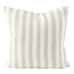 Santi Feather Fill Cushion 50x50cm in White / Pistachio by OzDesignFurniture, a Cushions, Decorative Pillows for sale on Style Sourcebook