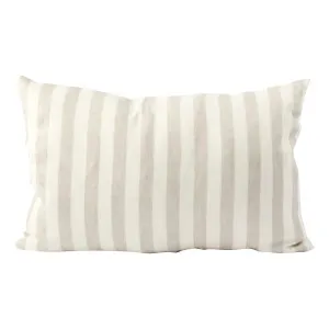 Santi Feather Fill Cushion 60x40cm in White / Silver by OzDesignFurniture, a Cushions, Decorative Pillows for sale on Style Sourcebook