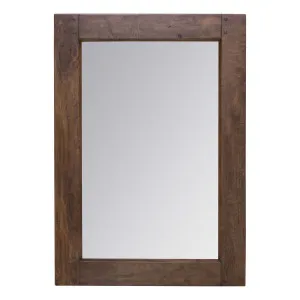 Mango Creek Mirror 70x100cm in Mangowood Rustic Chocolate by OzDesignFurniture, a Mirrors for sale on Style Sourcebook