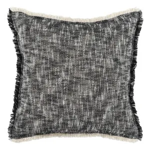 Arezzo Feather Fill Cushion 50x50cm in Black by OzDesignFurniture, a Cushions, Decorative Pillows for sale on Style Sourcebook