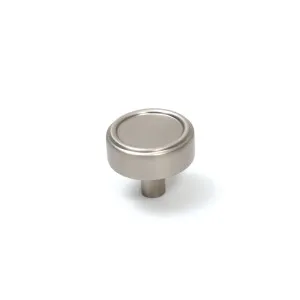 Momo Monaco  Round Knob In Dull Brushed Nickel by Momo Handles, a Cabinet Hardware for sale on Style Sourcebook