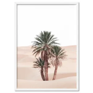 Desert Palms on Sand Dunes I - Art Print by Print and Proper, a Prints for sale on Style Sourcebook