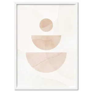 Boho Aquarelle Geo I - Art Print by Print and Proper, a Prints for sale on Style Sourcebook