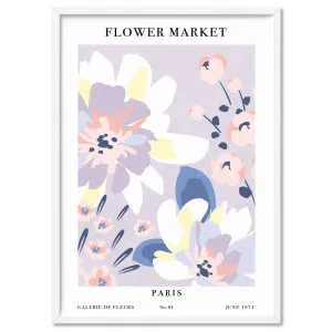 Flower Market | Paris - Art Print by Print and Proper, a Prints for sale on Style Sourcebook